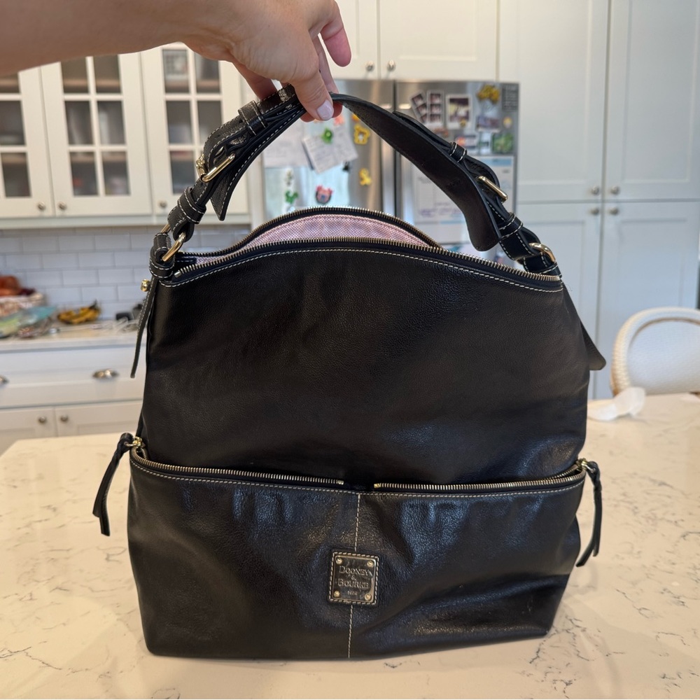 DOONEY & BOURKE DILLEN Leather Satchel Purse
